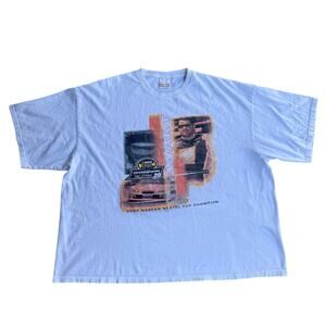 Vintage Tony Stewart #20 Home Depot Nascar Champion Shirt Boxy Cropped Size 2XL